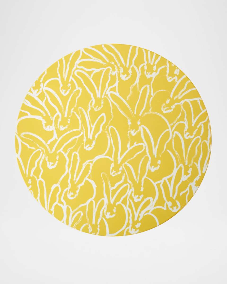 Rabbit Run Round Lacquer Placemat